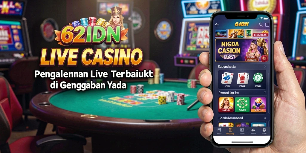 Tampilan gameplay menarik dari aplikasi Live Casino 62IDN.