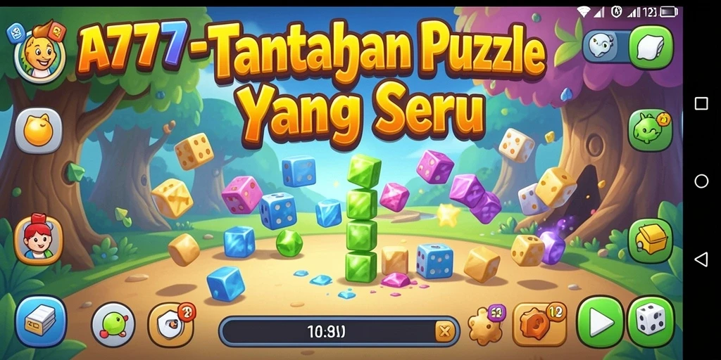 Gameplay seru A7777 dengan tantangan Puzzle yang menantang.