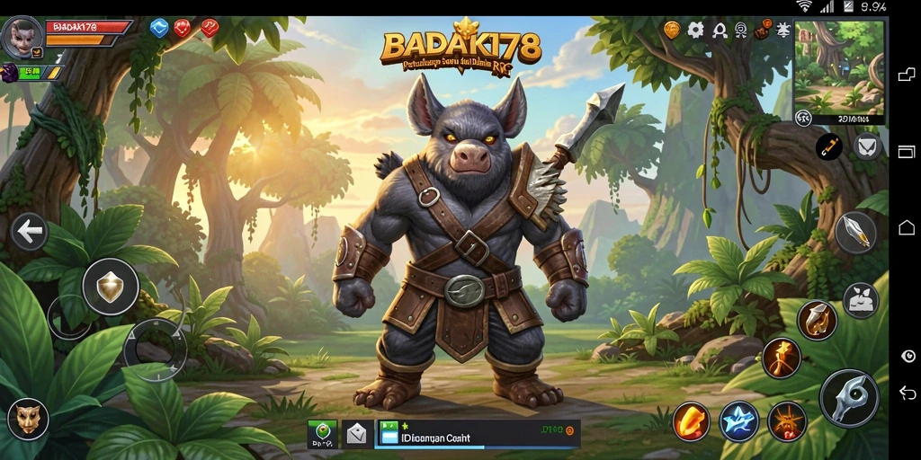 Tampilan gameplay <strong>BADAK178</strong> yang seru dan mendebarkan di dunia RPG.