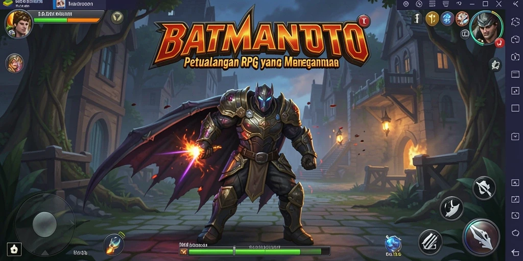 Menampilkan aksi pertarungan seru dalam BATMANTOTO.