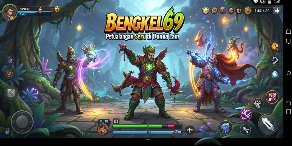 Tangkapan layar BENGKEL69 menunjukkan petualangan seru di dunia yang penuh tantangan.