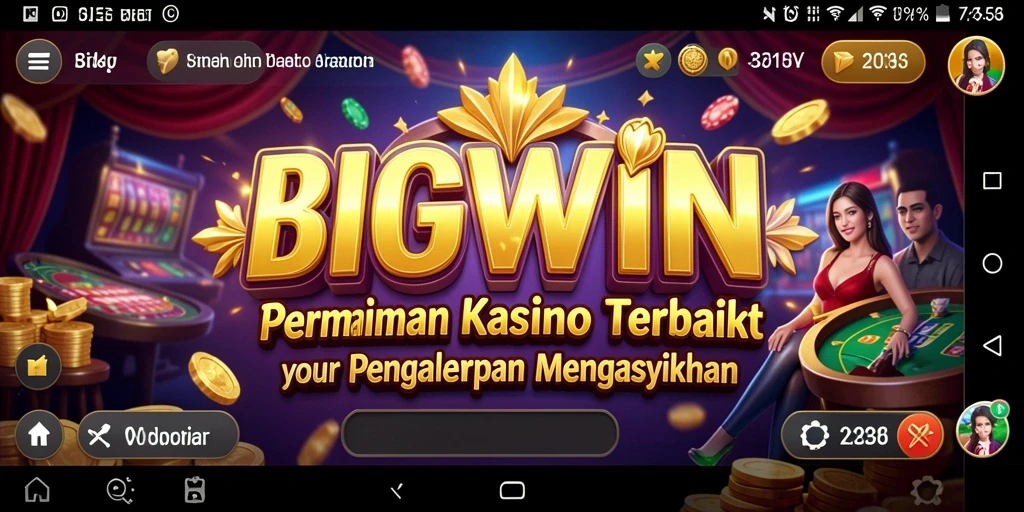 Tampilan gameplay menarik dari <strong>BIGWIN</strong> yang menghadirkan suasana kasino otentik.