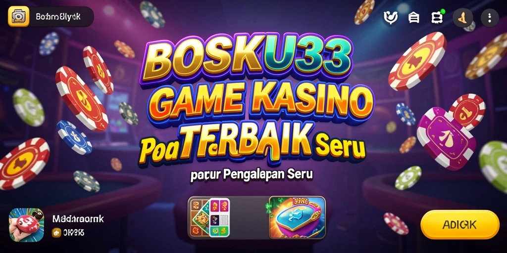 Tampilan gameplay BOSKU33 yang menarik dan mendebarkan.
