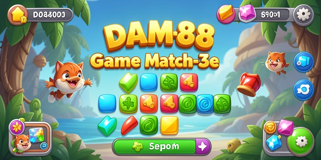Gameplay seru dari DAM88 yang penuh warna dan tantangan.