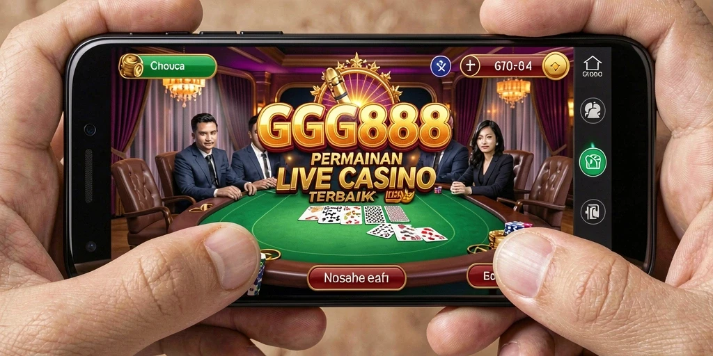 Gameplay Live Casino mendebarkan di GGG888 dengan dealer profesional.