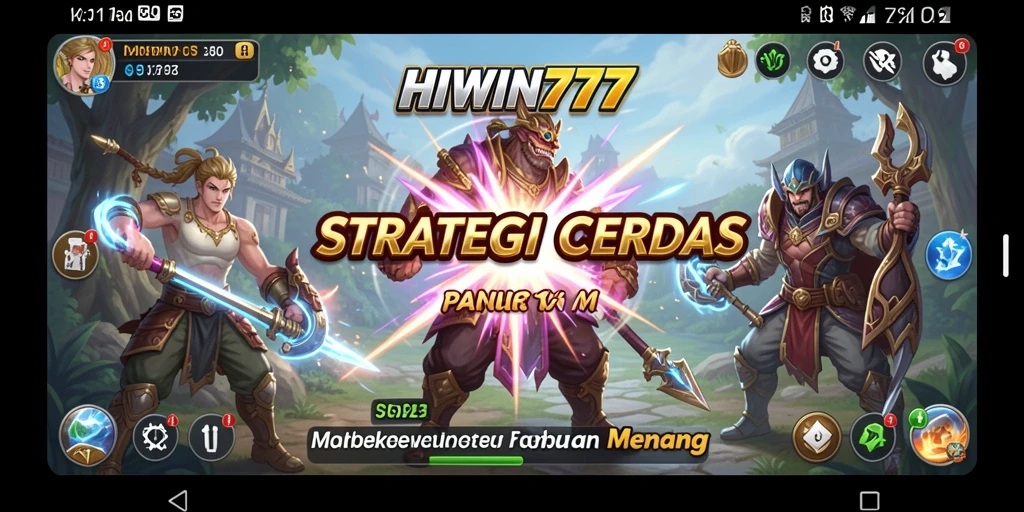 Tampilan utama gameplay HIWIN777 yang menarik dan kompetitif.
