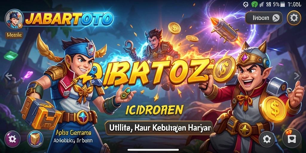 Tampilan antarmuka aplikasi JABARTOTO yang sederhana dan intuitif.