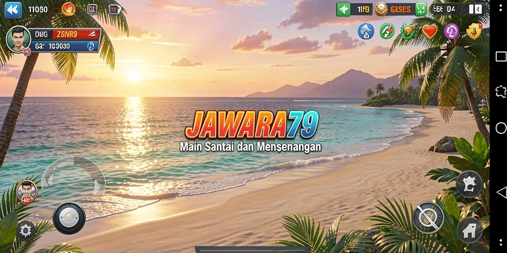 Tampilan gameplay JAWARA79 yang penuh warna dan menarik.