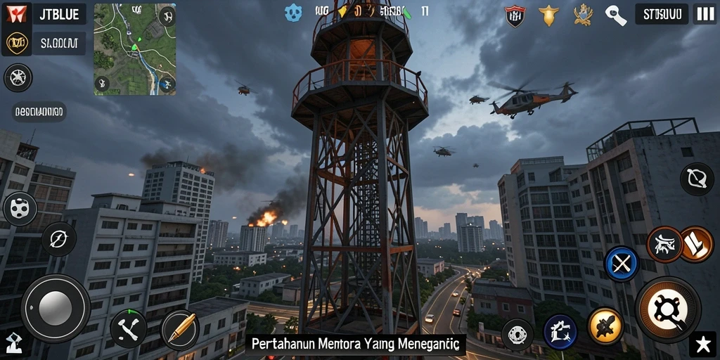 Gameplay menara pertahanan yang seru dan strategis di JTBLUE.