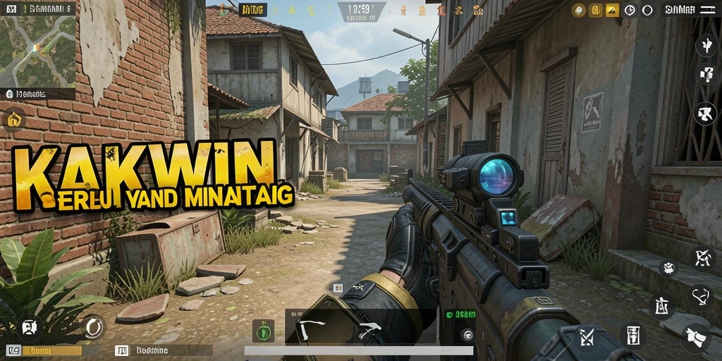 Screenshot dari gameplay KAKWIN yang menampilkan aksi tembak-menembak yang mendebarkan.