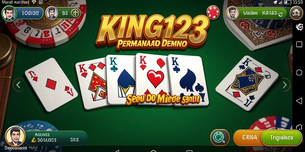 Tampilan gameplay seru dari KING123 dengan permainan Domino yang menarik.