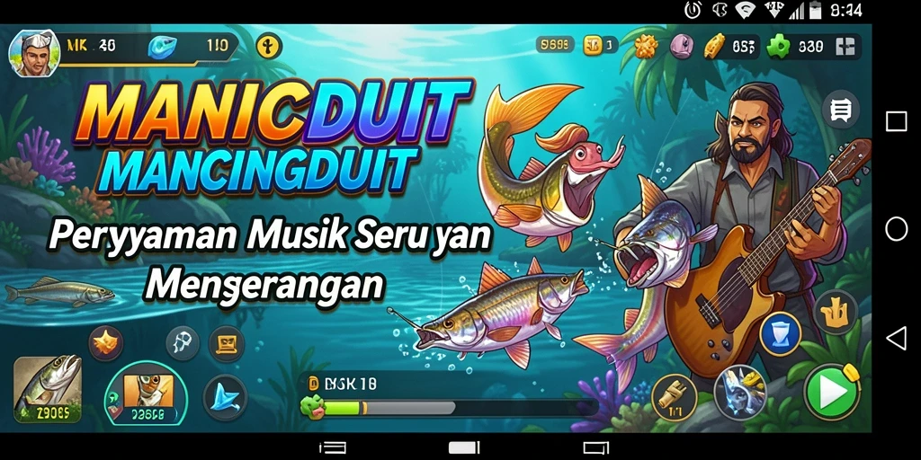 Tampilan Gameplay MANCINGDUIT yang menarik dan penuh warna.