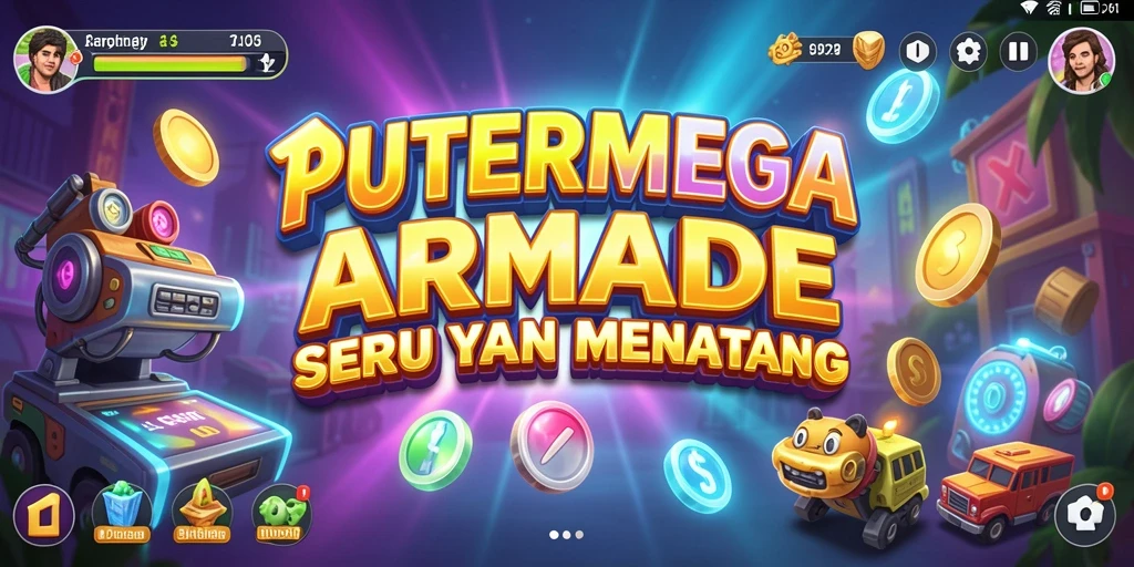 Tampilan menarik dari PUTERMEGA dengan aksi gameplay Arcade yang cepat.